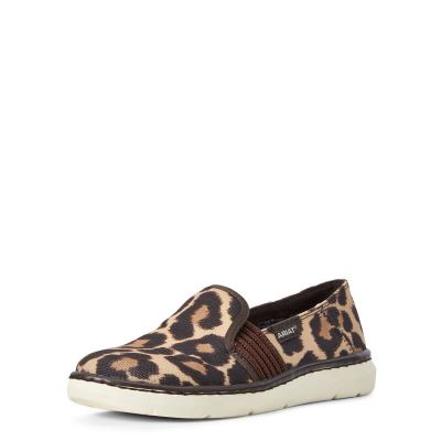 Ariat English: Ryder Zapatillas Slip On Mujer - Leopardo (XQSHA6815)